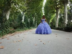 Vestido largo sweet sixteen