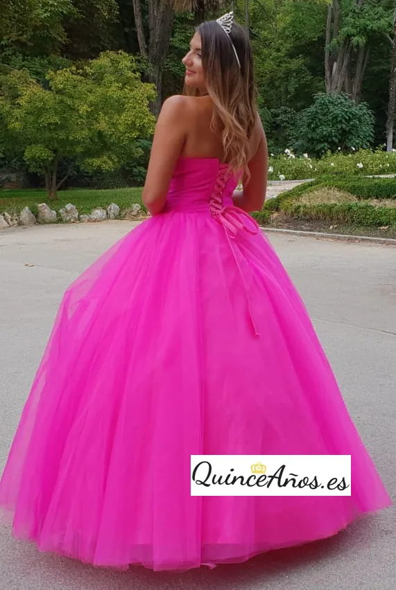 Vestido 15 años corse
