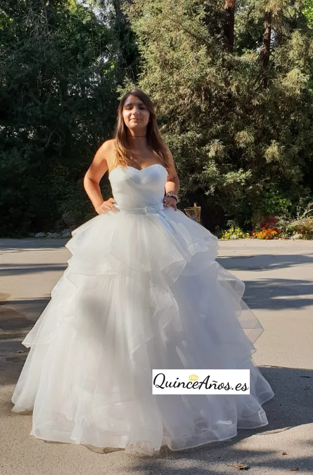 Vestido de novia sencillo