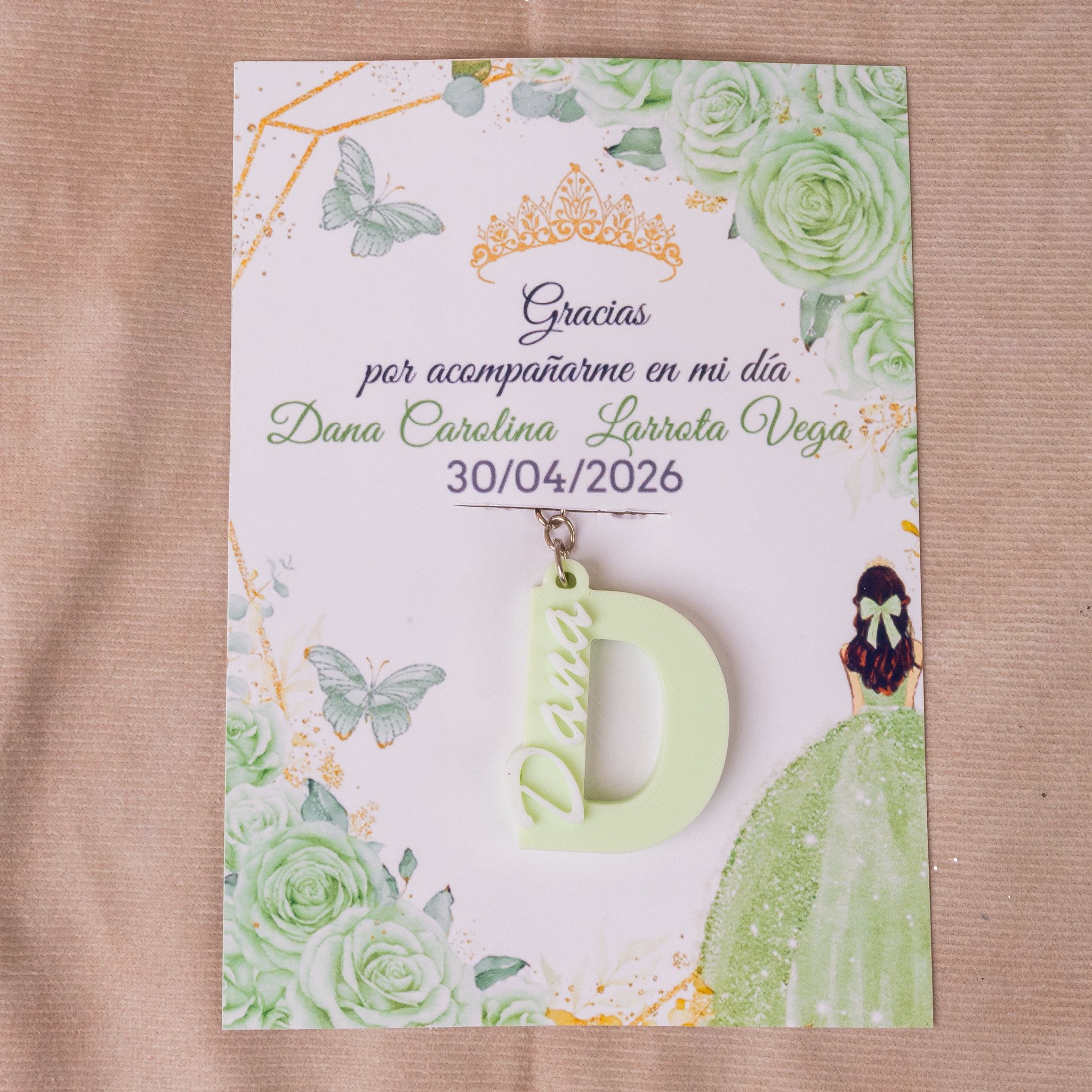 llaveros de quinceañera