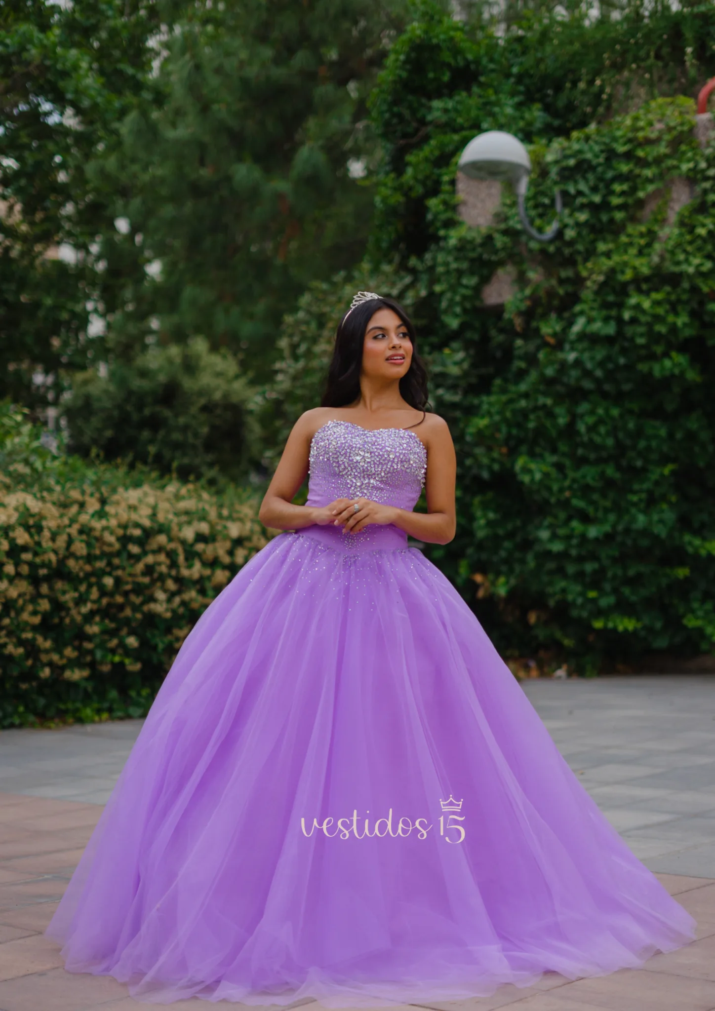 Vestido de 15 años morado