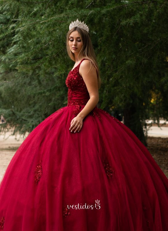Vestido Pomposo Rojo