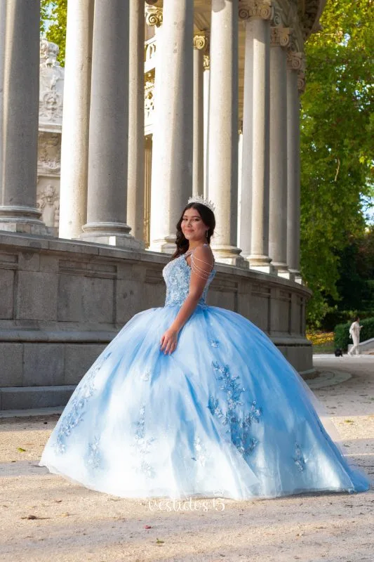 Vestido de XV azul