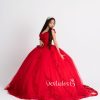Vestido de princesa rojo
