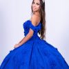 Vestido 15 años azul oscuro