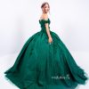 Vestido de 15 años Verde oscuro