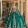 Vestido de 15 años Helena Selva Verde Cazador