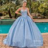 Vestido de 15 años Energía Celeste Azul