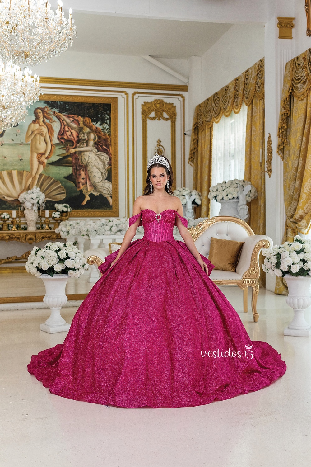 Vestido de 15 años Esencia Fucsia