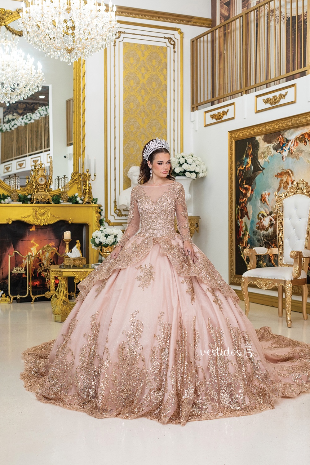 Vestido de 15 años Éclat Oro Rosa