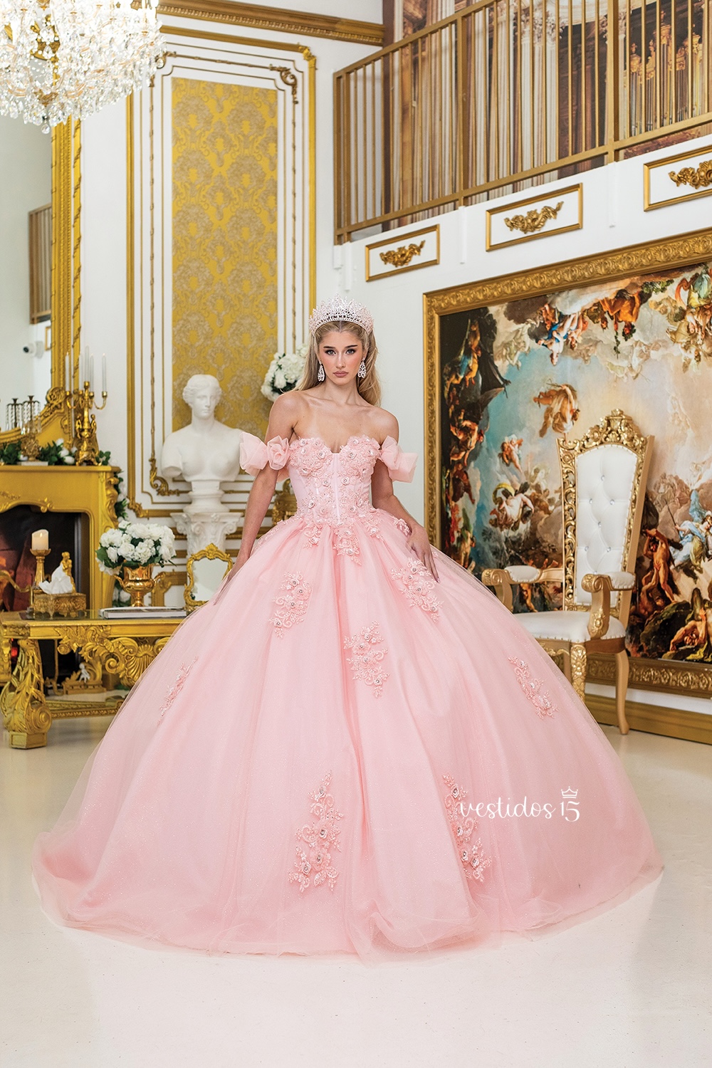 Vestido de 15 años Ensueño Rosa Palo / Pastel