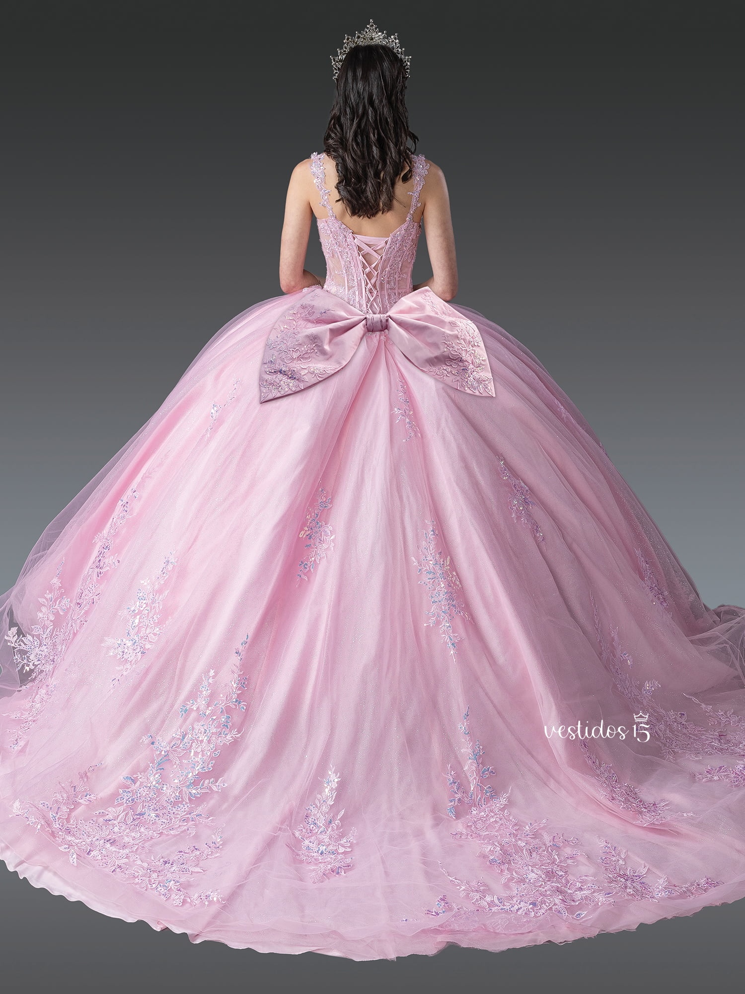 Alternative view of Vestido de 15 años Esencia Rosa