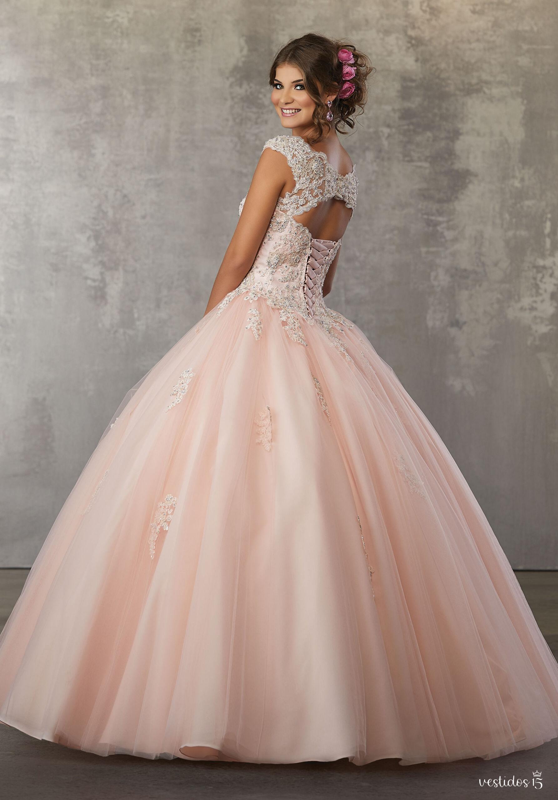 Alternative view of Vestido de 15 años Ariadna Rosa