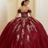 Vestido de 15 años Alejandra Rojo Vino