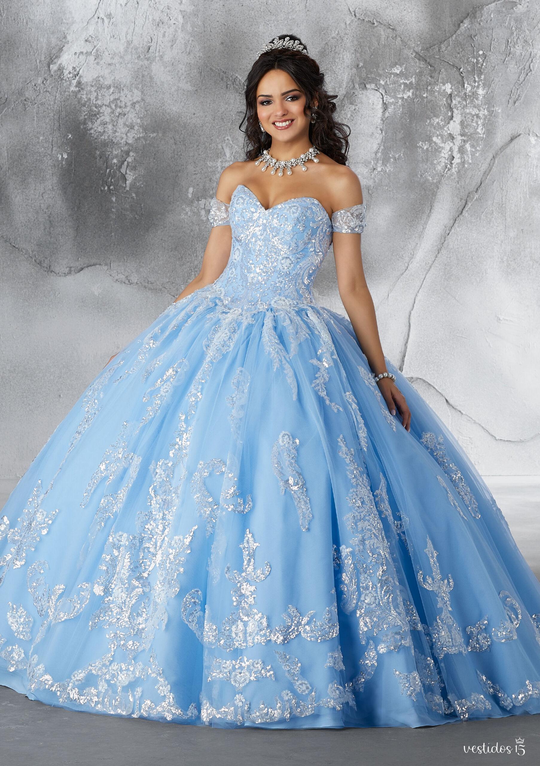 Vestido de 15 años Azalea Azul