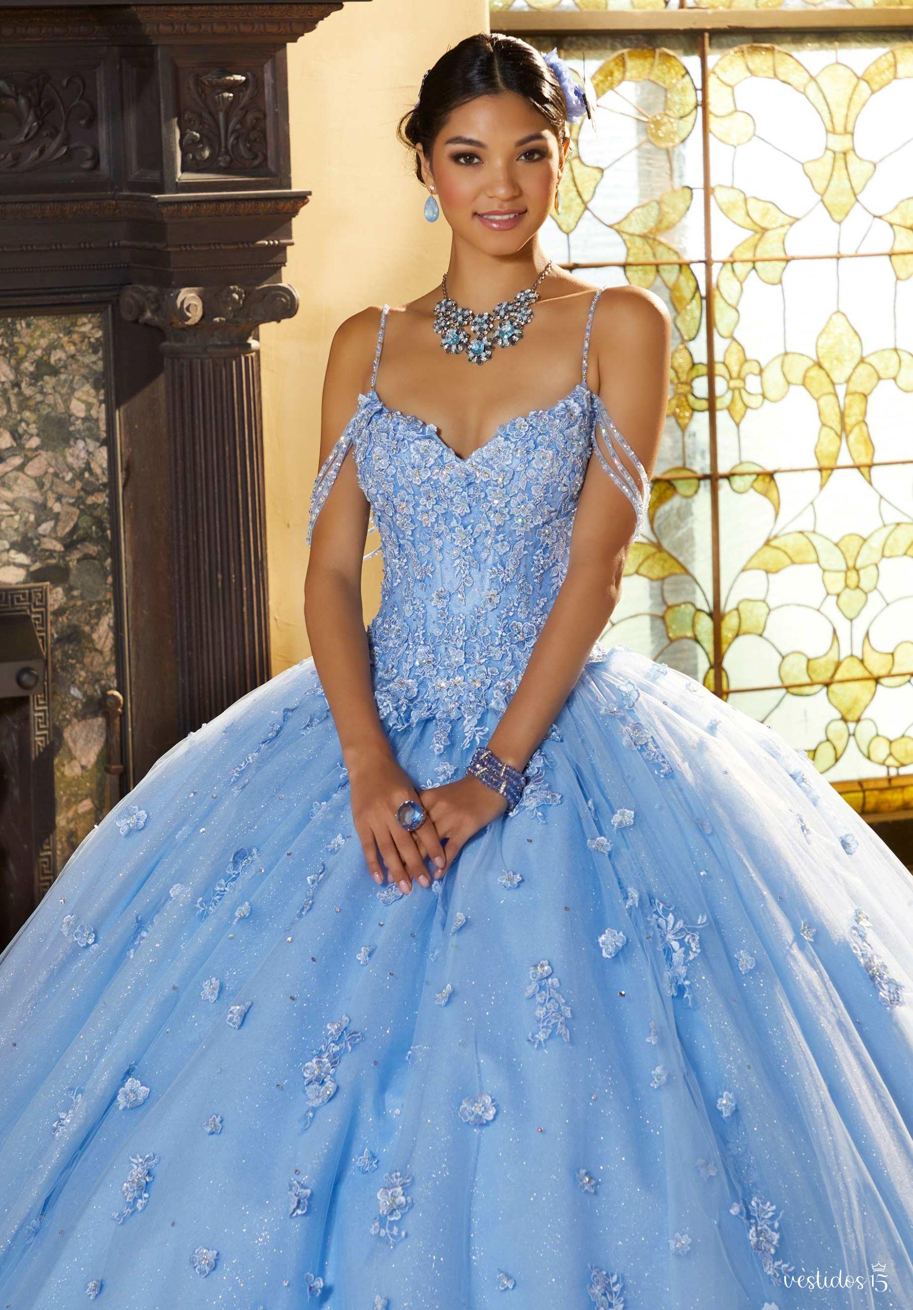 Alternative view of Vestido de 15 años Kate Azul