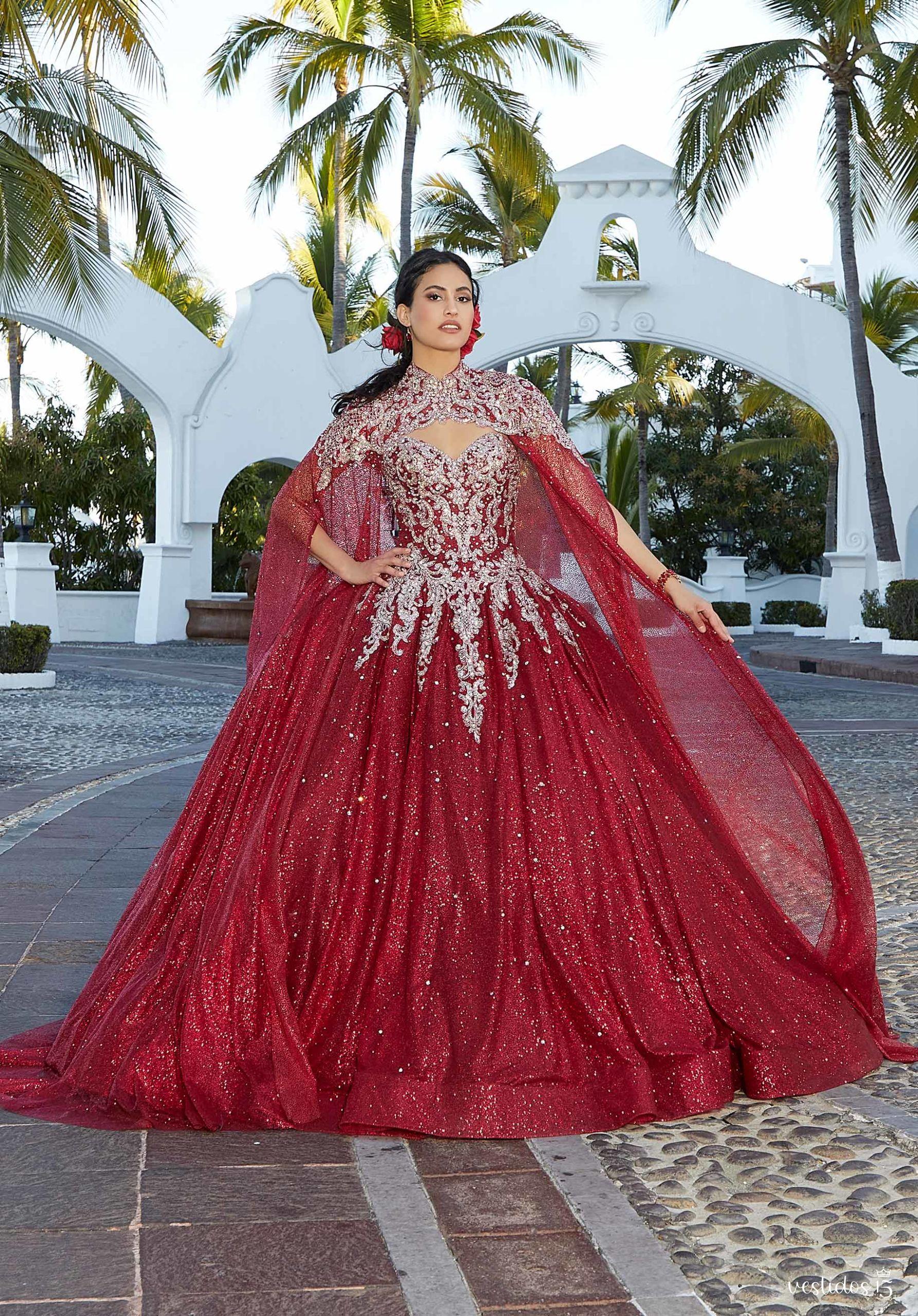 Vestido de 15 años Aura Rojo