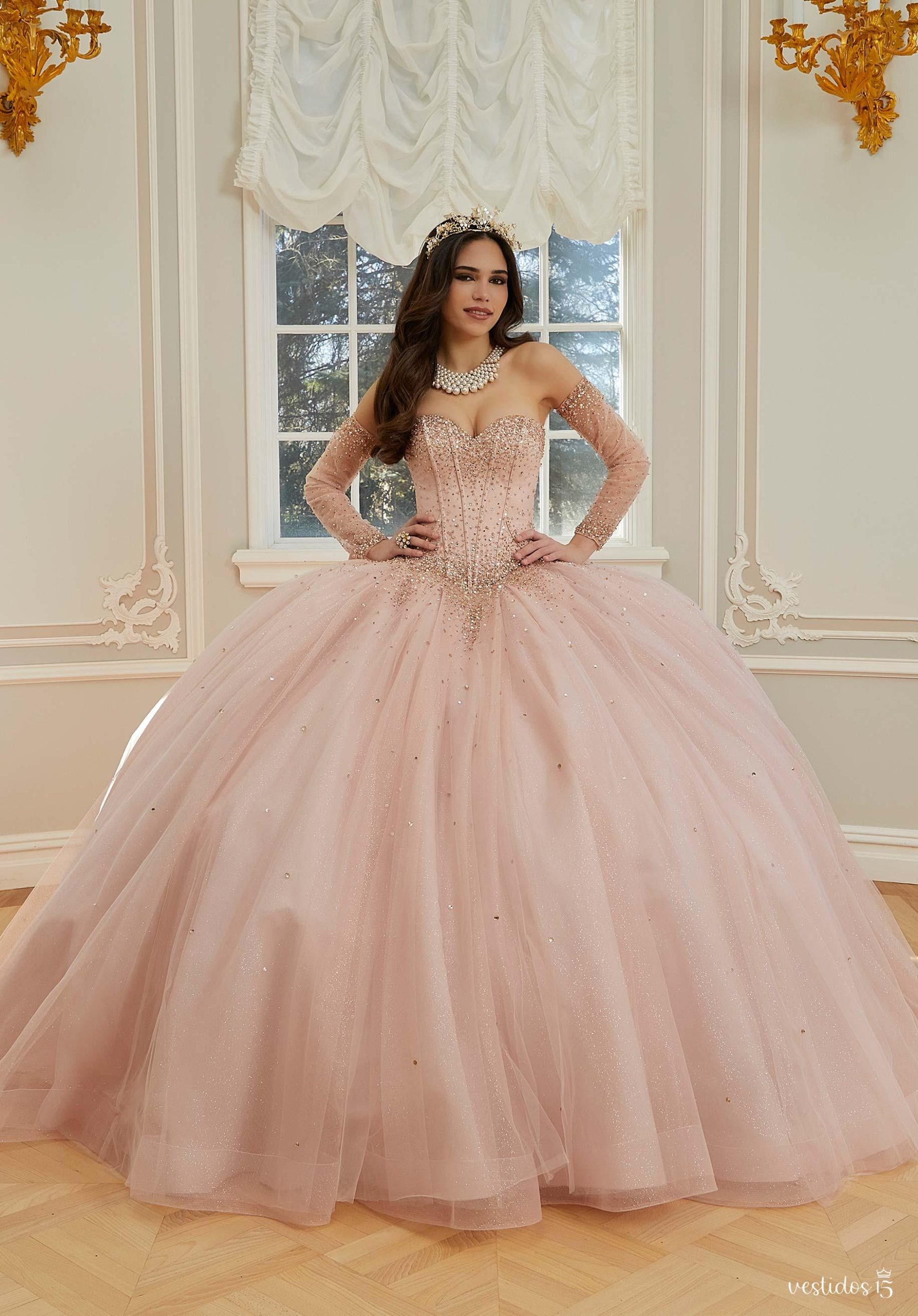 Vestido de 15 años Amalia Rosa