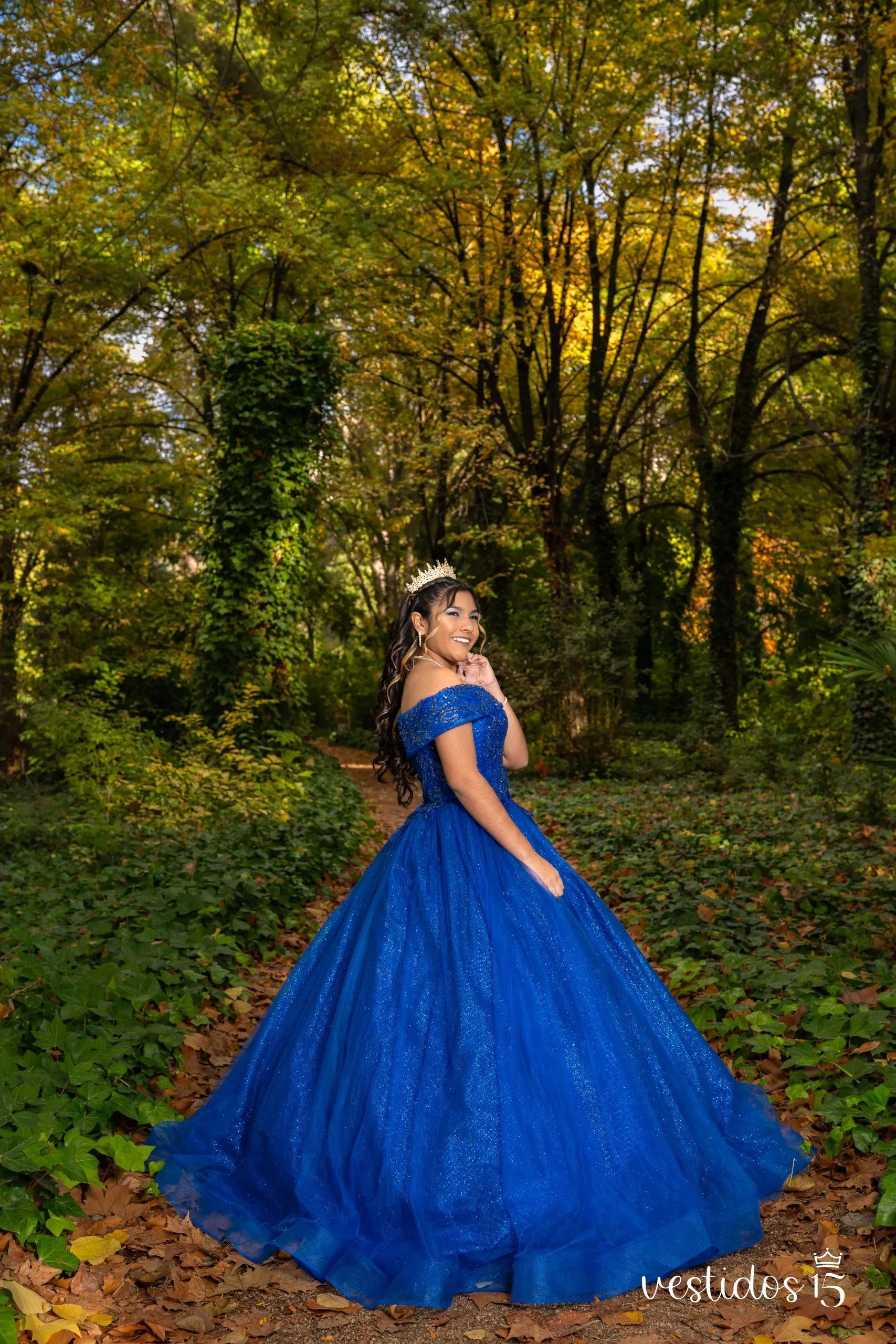Vestido Ashley azul Rey vestido de quinceañera azul rey azul real