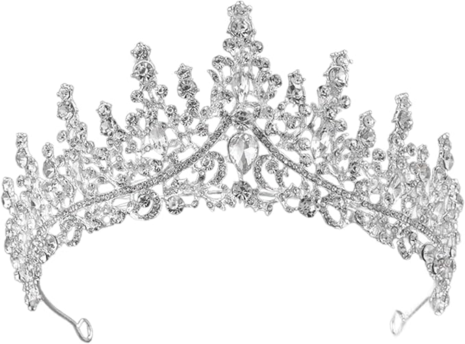 Tiara Plateada Clásica