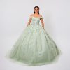 Vestido de 15 años verde