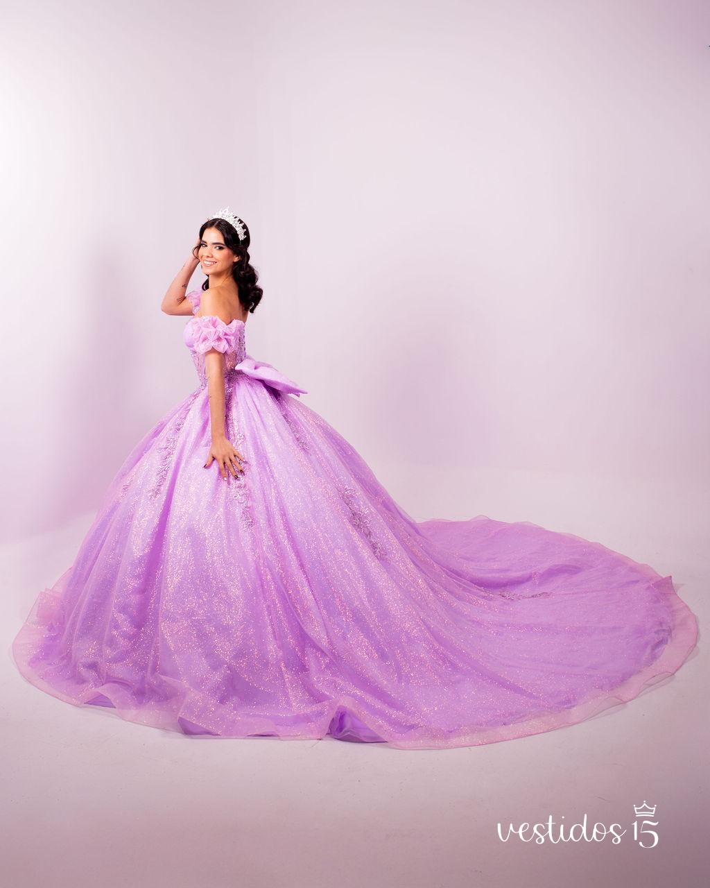 Vestido de 15 años morado
