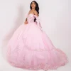 Vestido de 15 años en Alquiler Greta Rosa