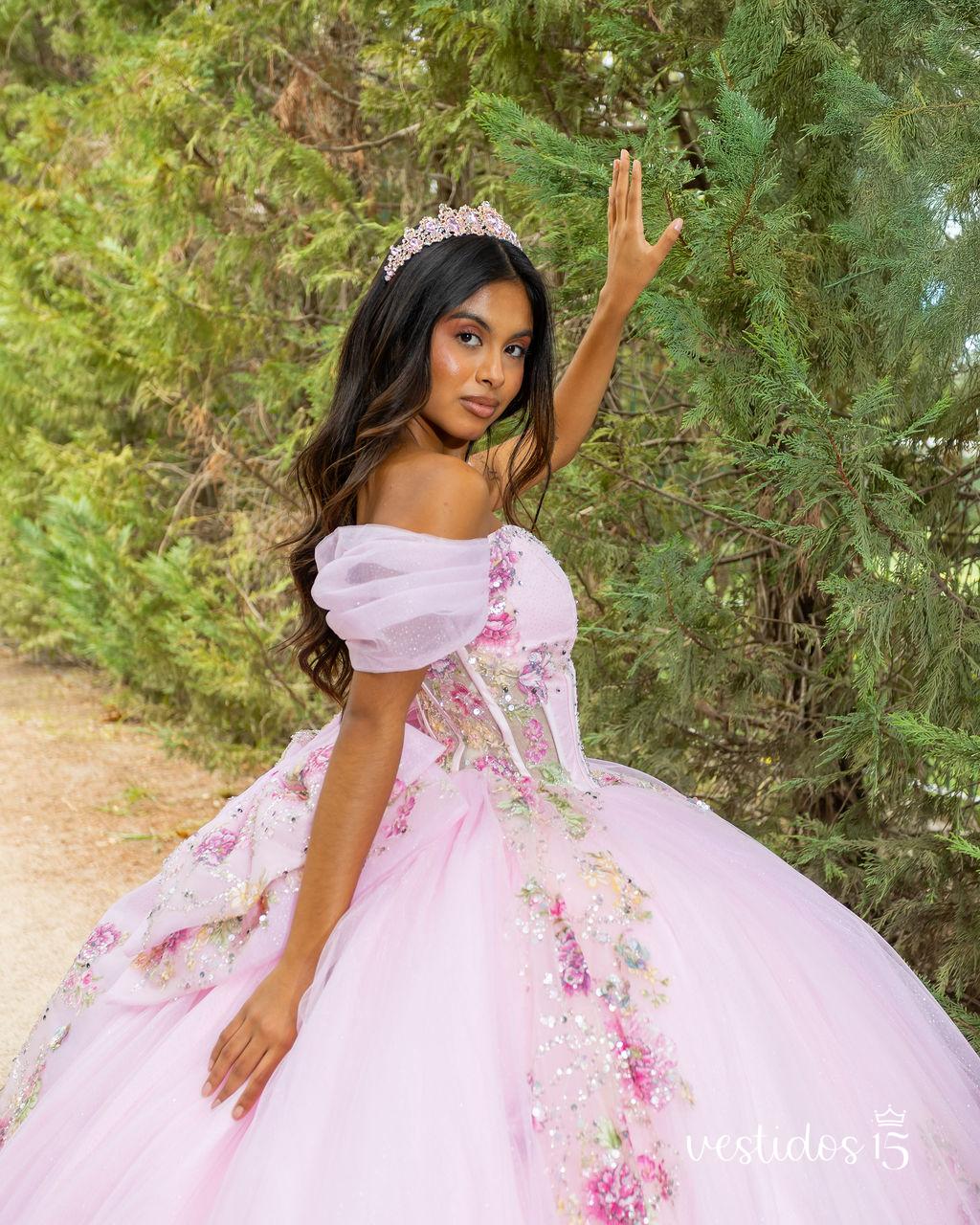 Vestido de 15 años Rosseta Rosa