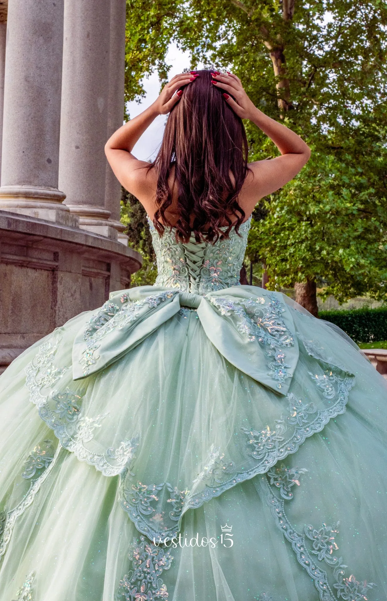 Vestido Tiana Verde Vestido Tiana Verde - Imagen 4