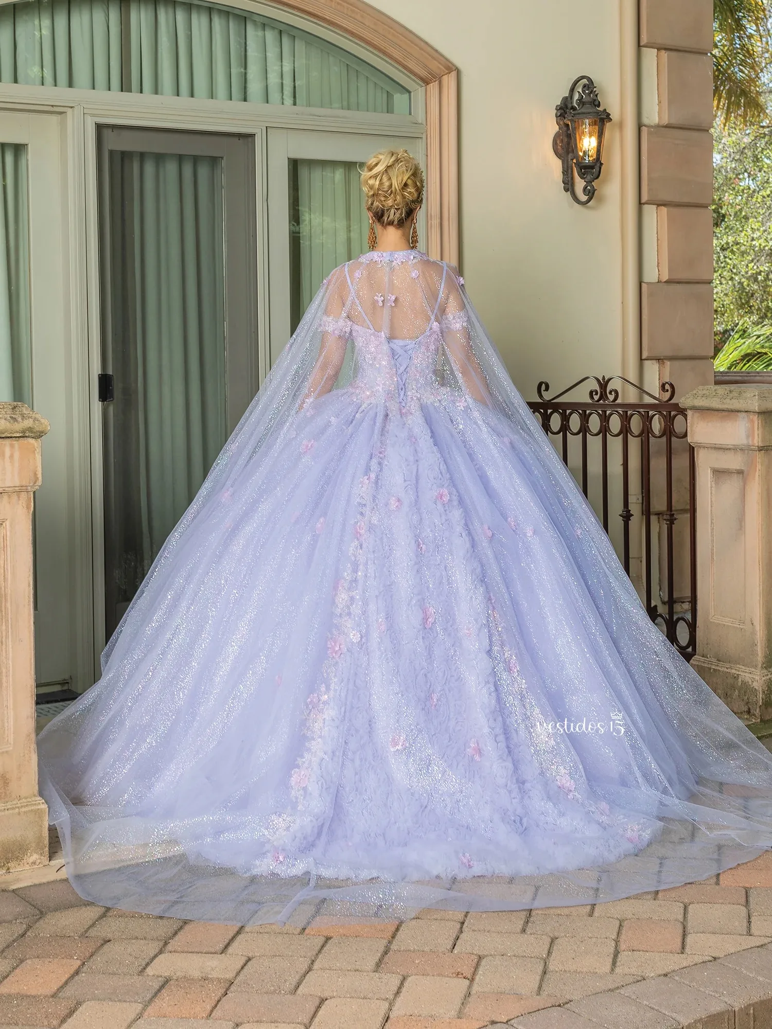 Vestido de 15 años Valeria Lila - Imagen 4