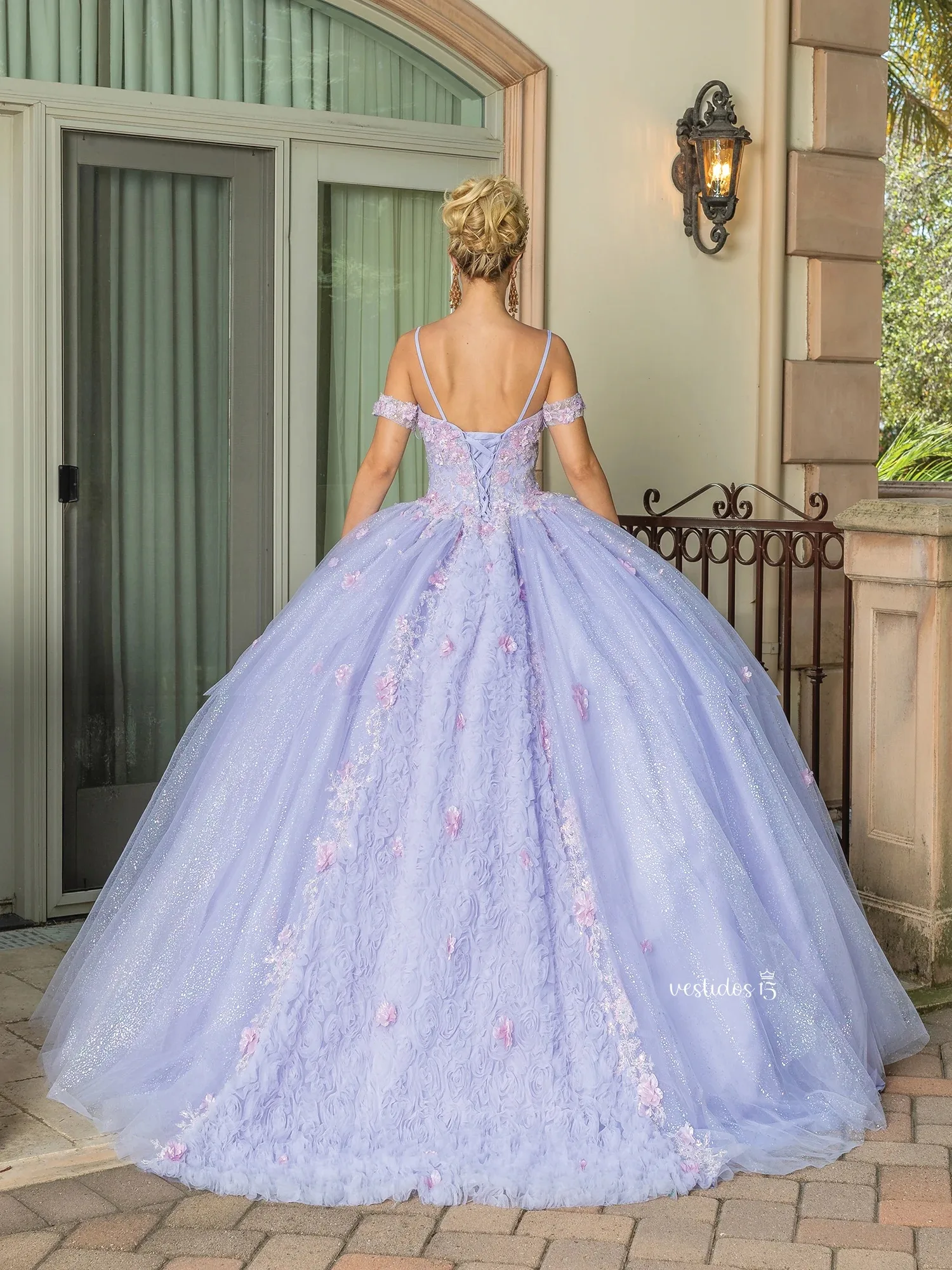 Alternative view of Vestido de 15 años Valeria Lila