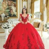 Vestido de 15 años Alba Rojo