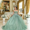Vestido de 15 años Ana Verde Sage