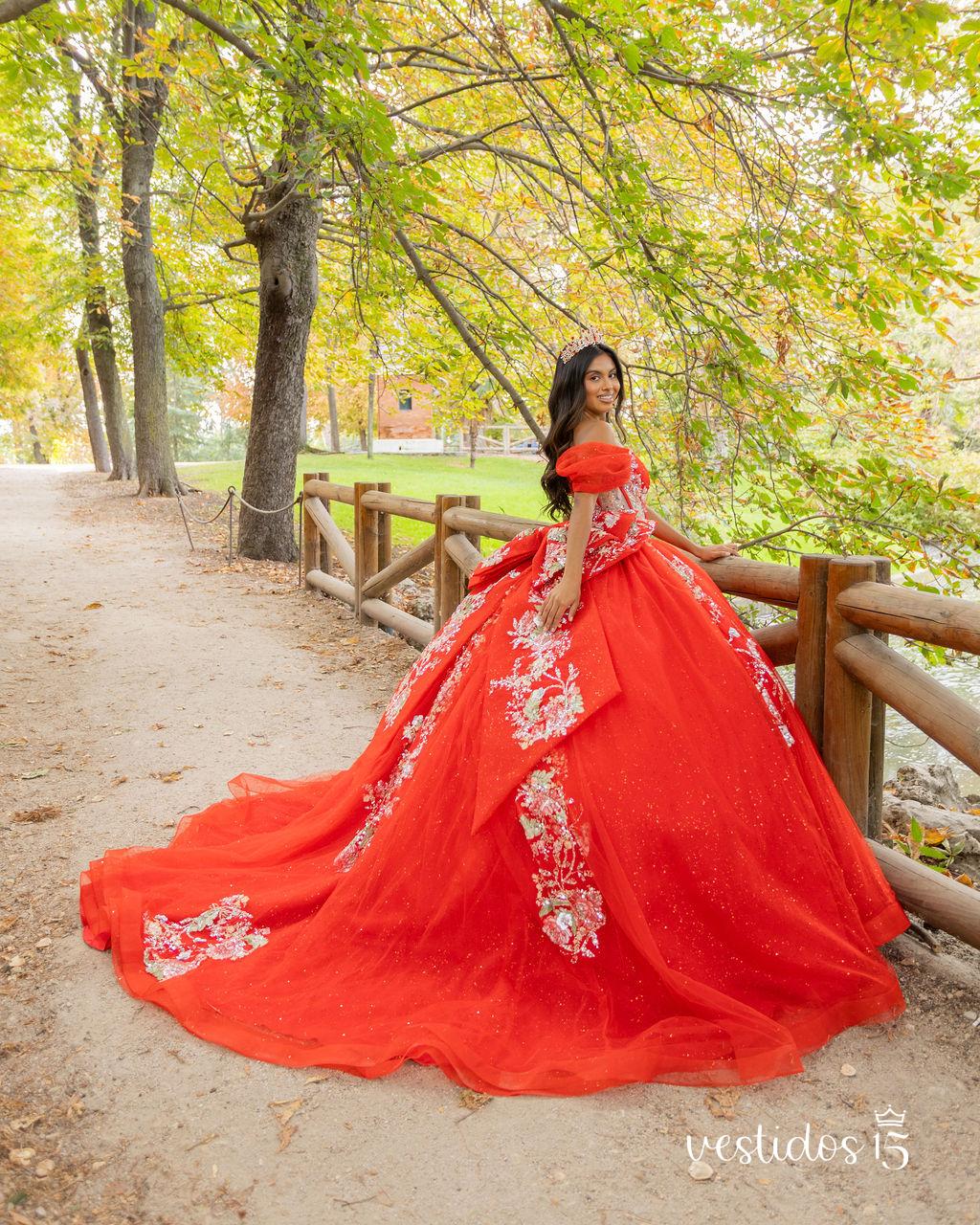 Vestido de 15 años Rosseta Rojo