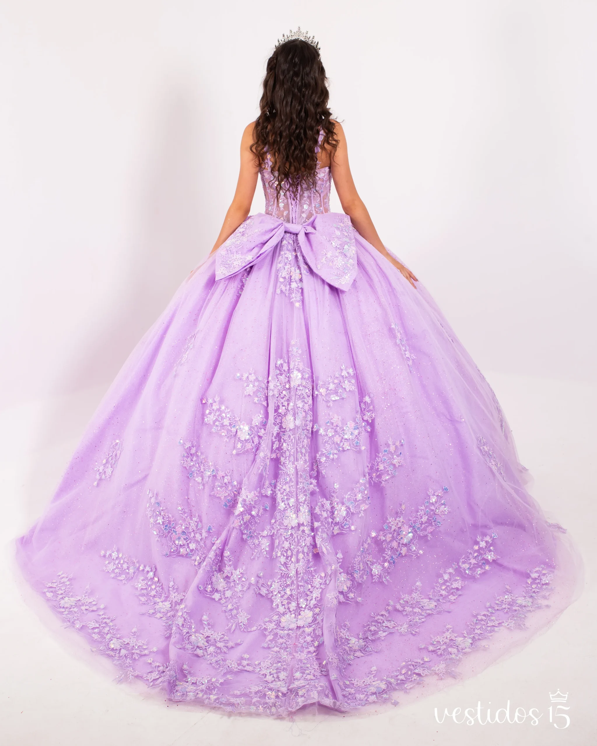 Vestido de 15 años Giss Morado Vestido de 15 años Giss Morado - Imagen 3