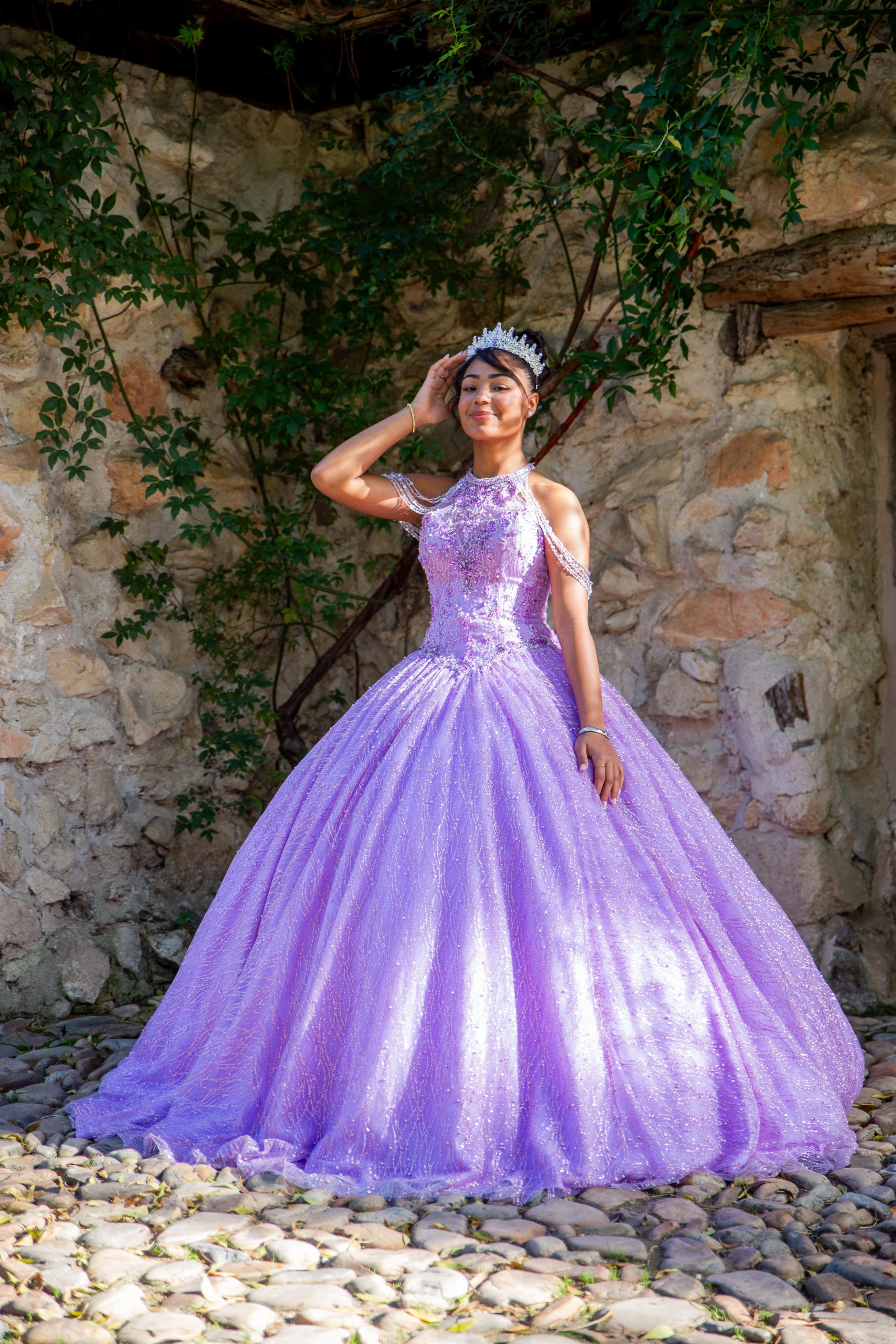 Alternative view of Vestido Leyre Lila