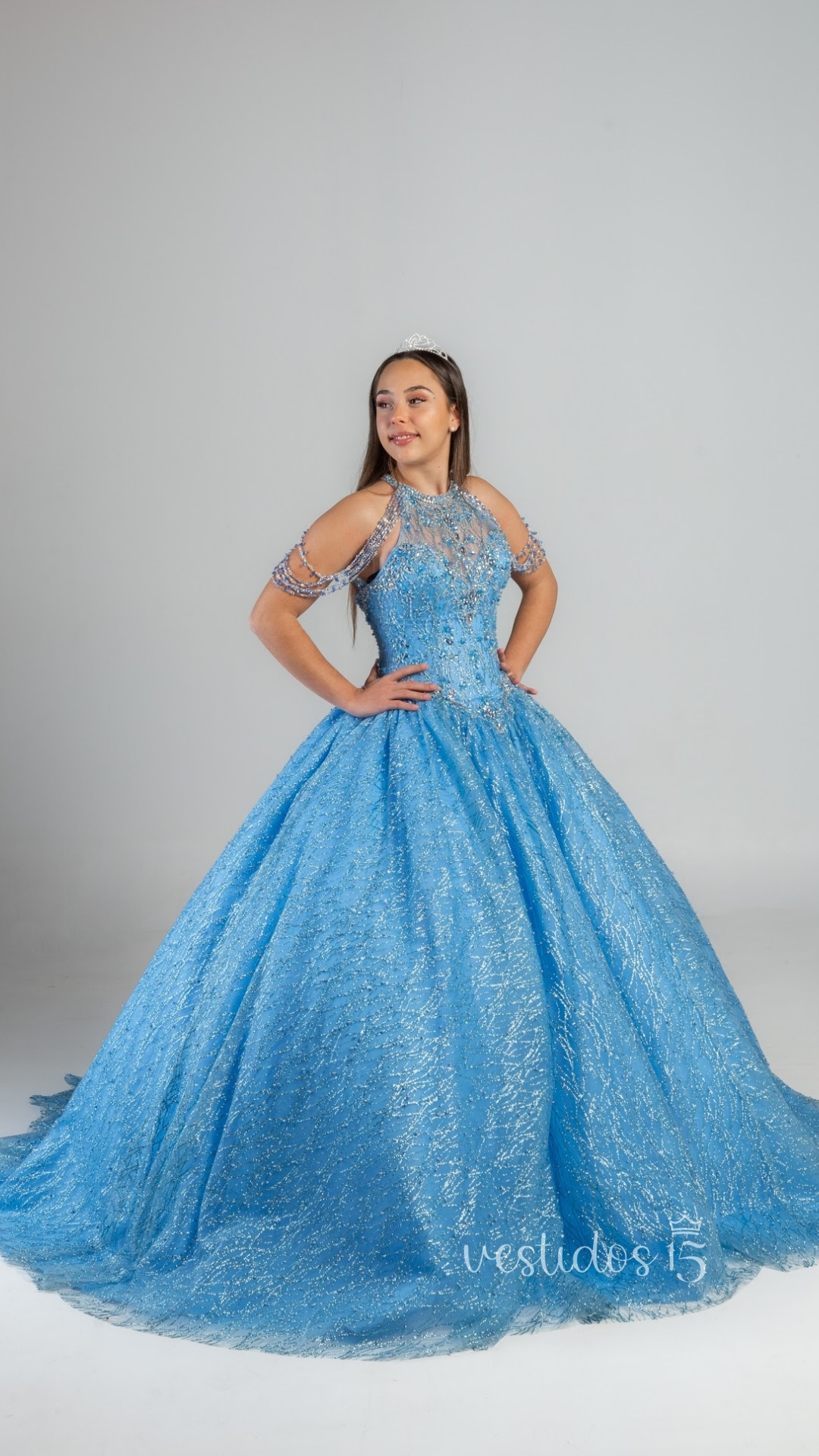 Vestido Leyre Azul