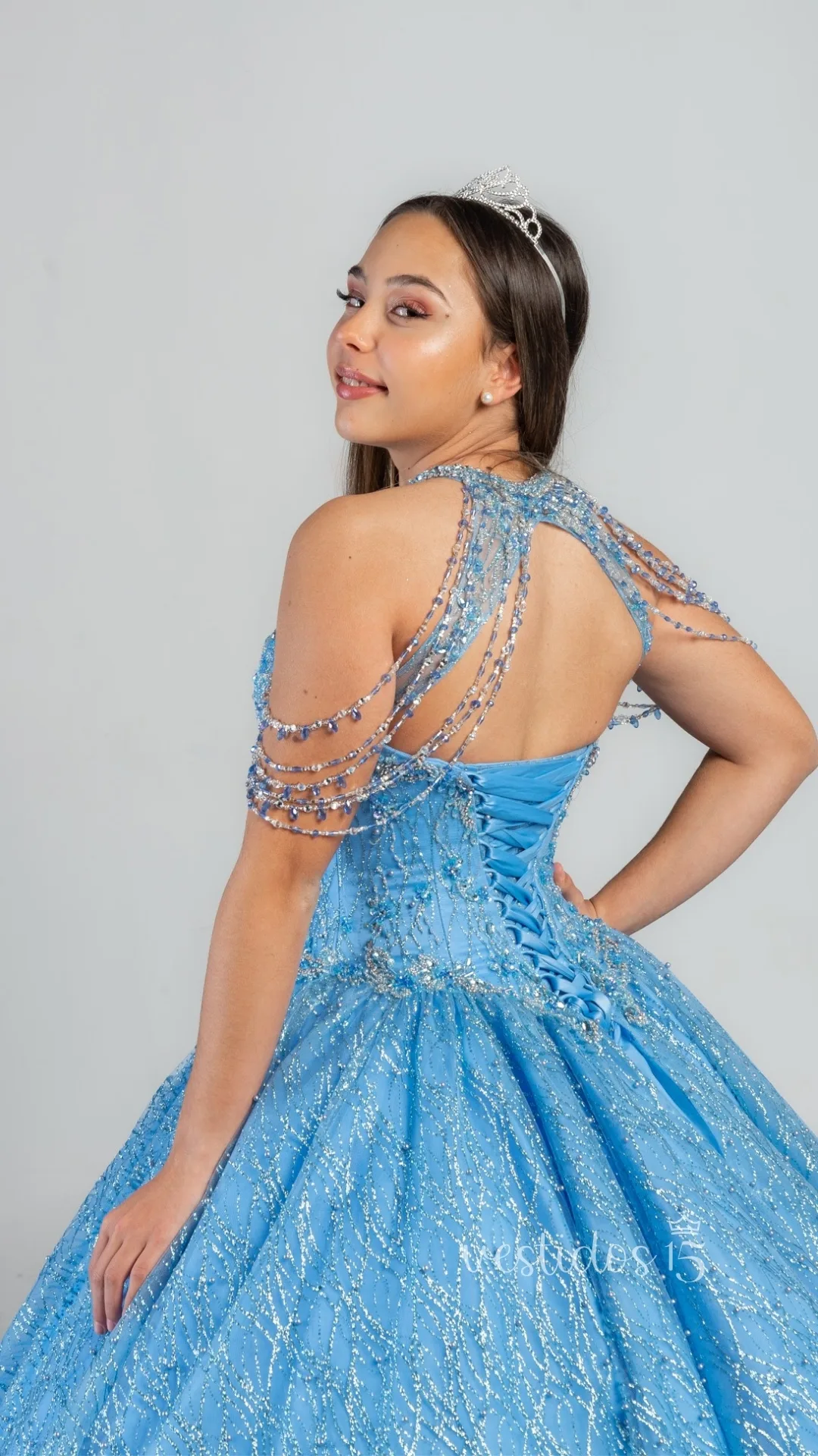 Vestido Leyre Azul Vestido Leyre Azul - Imagen 4