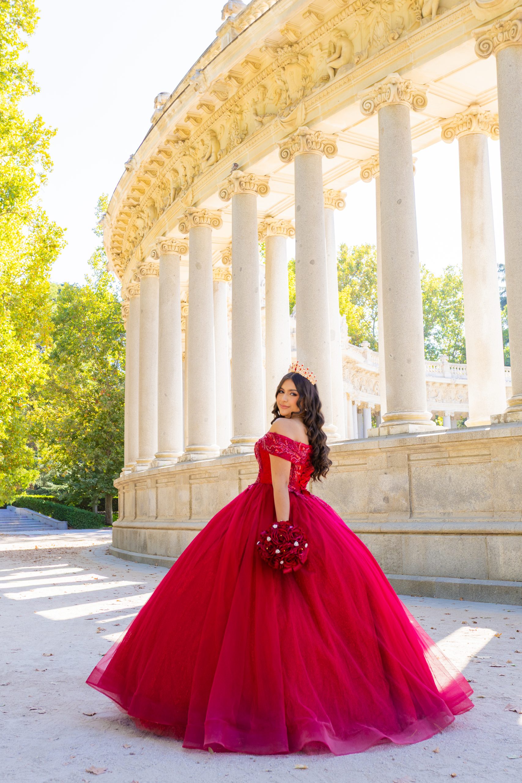 Alternative view of Vestido Ashley Rojo