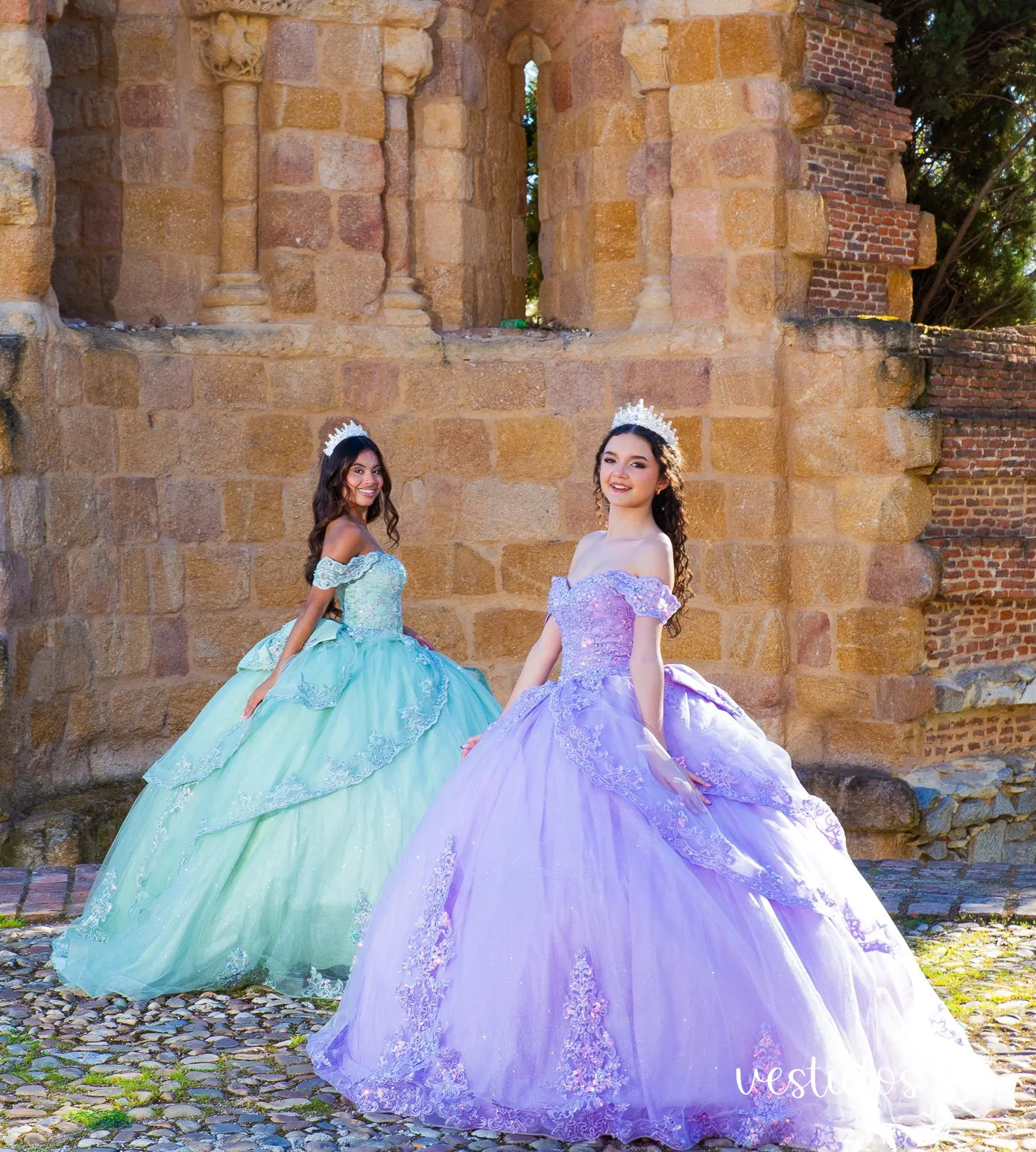 Alternative view of Vestido Tiana Morado