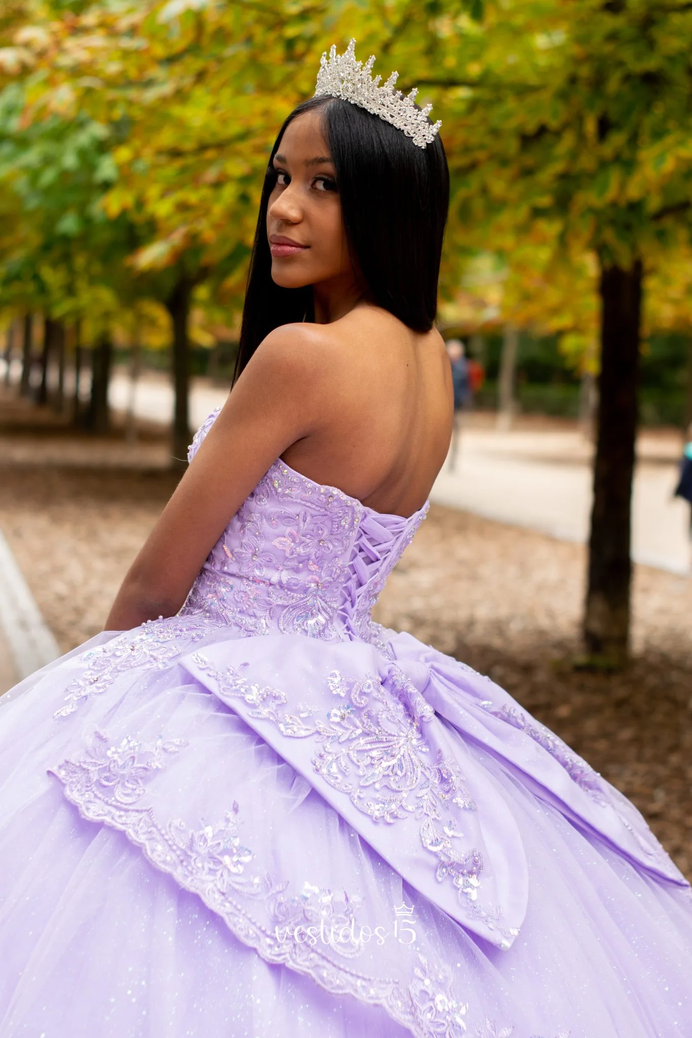 Vestido Tiana Morado Vestido Tiana Morado - Imagen 3