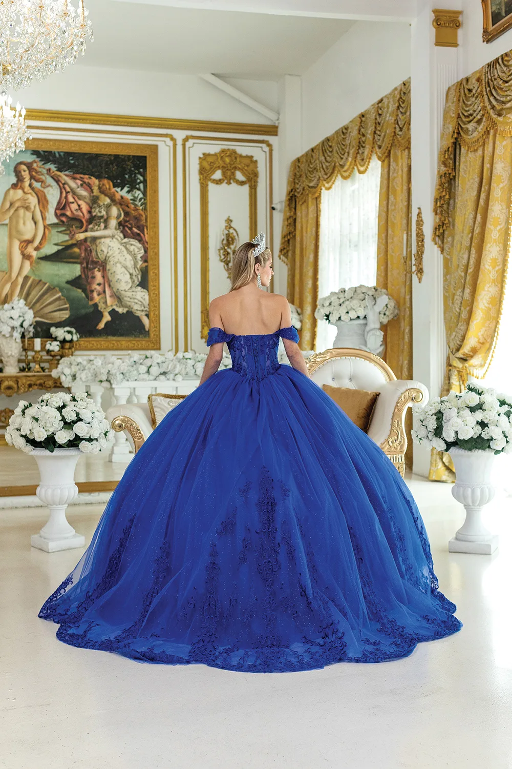 Alternative view of Vestido de 15 años Eleonor Azul Rey
