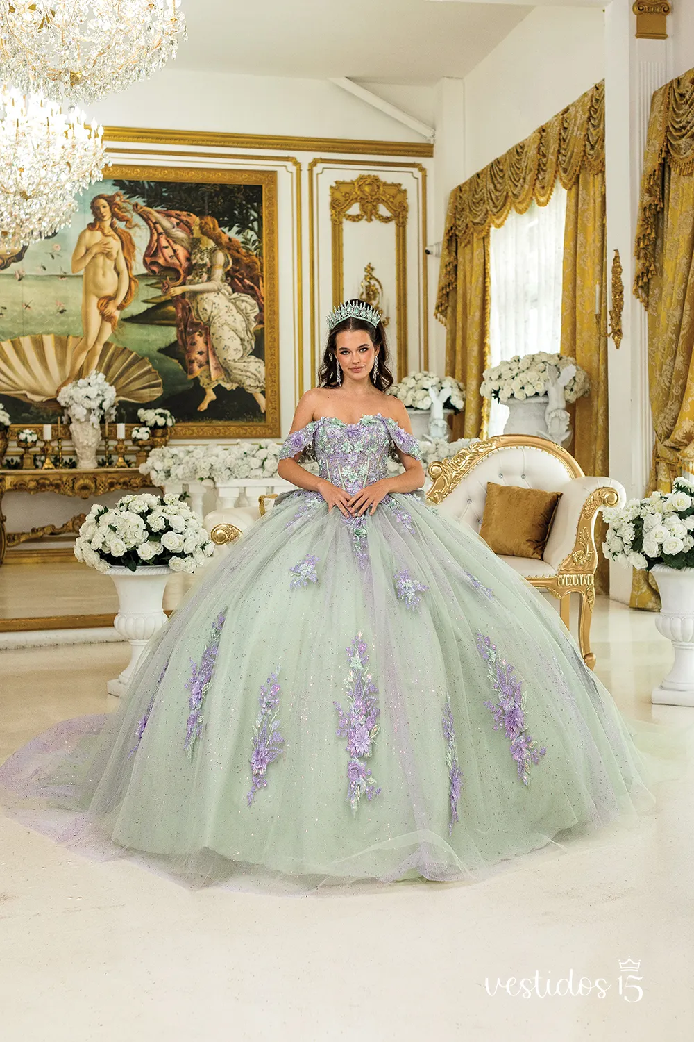 Vestido de 15 años Ema Morado / Lila