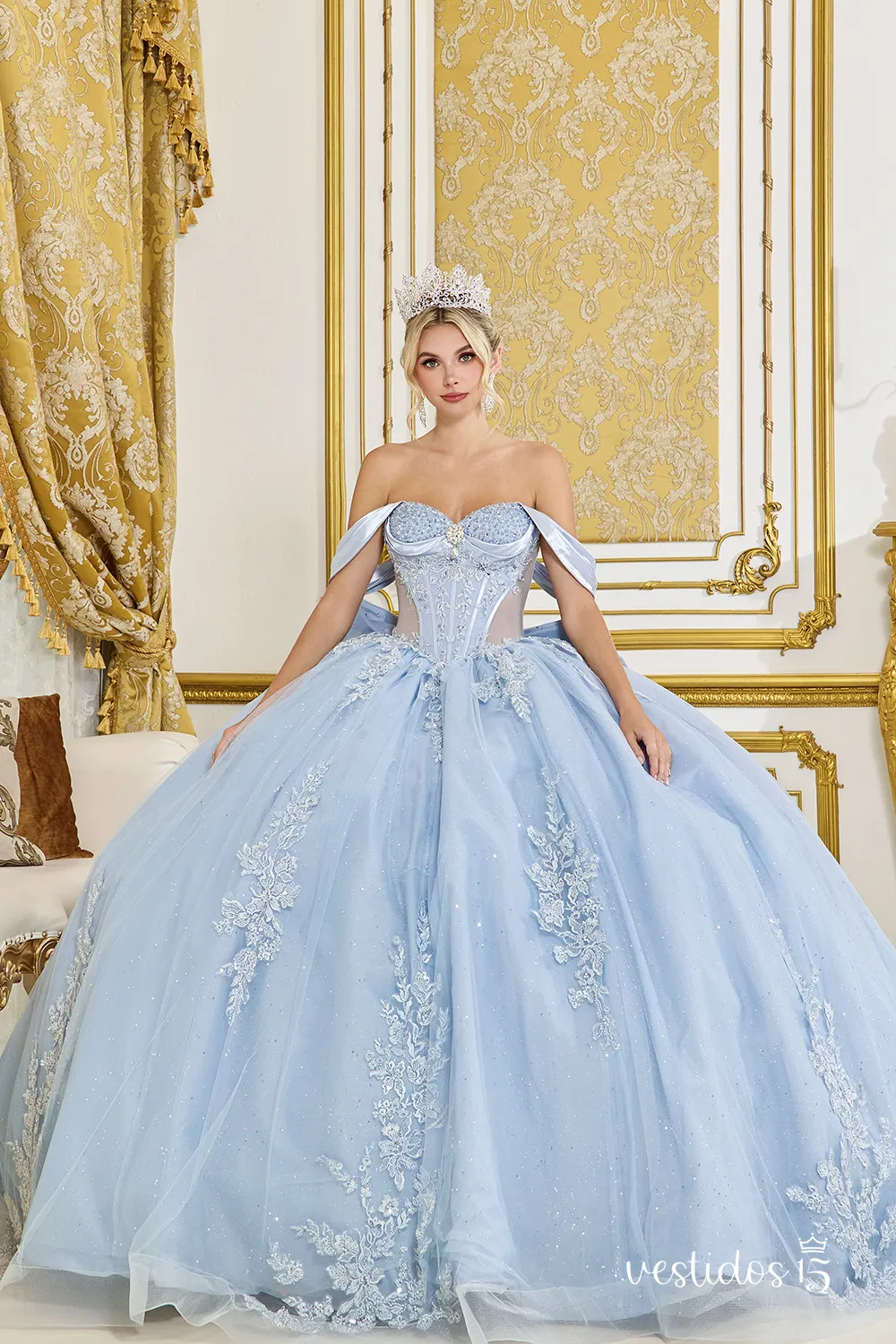 Vestido de 15 años Olivia Azul