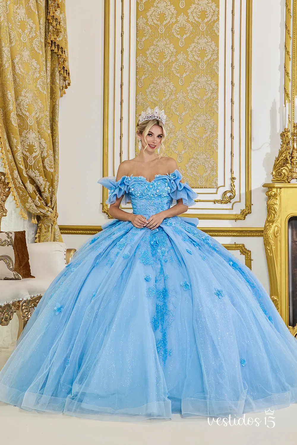 Vestido de 15 años Sara Azul
