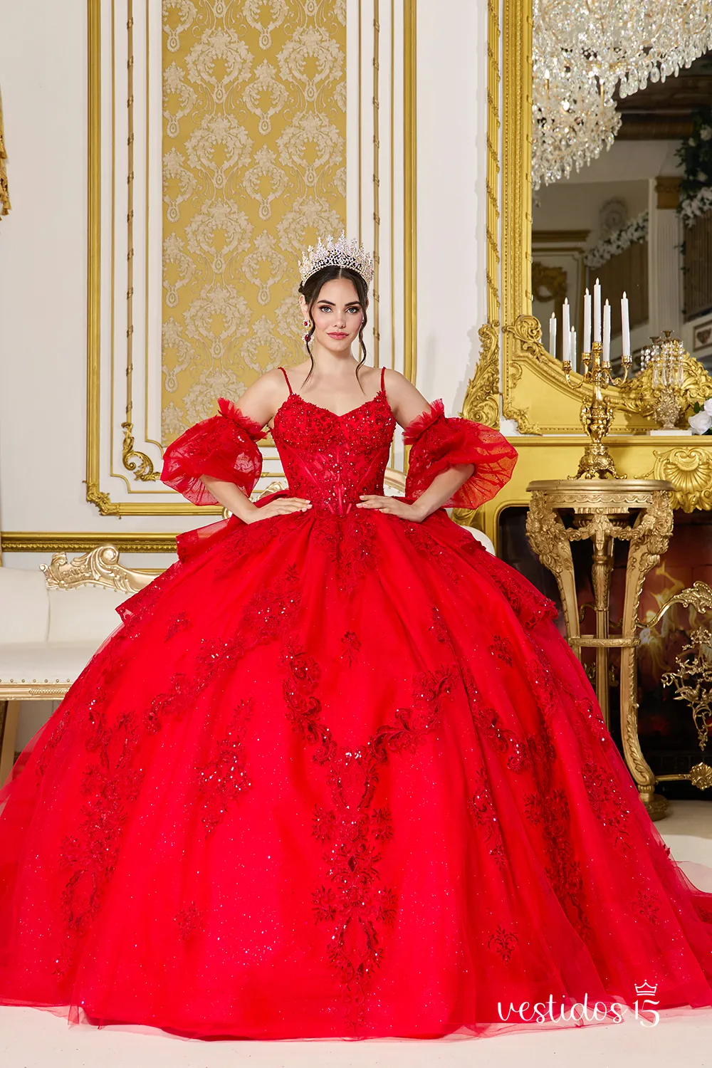 Vestido de 15 años Zoe Rojo