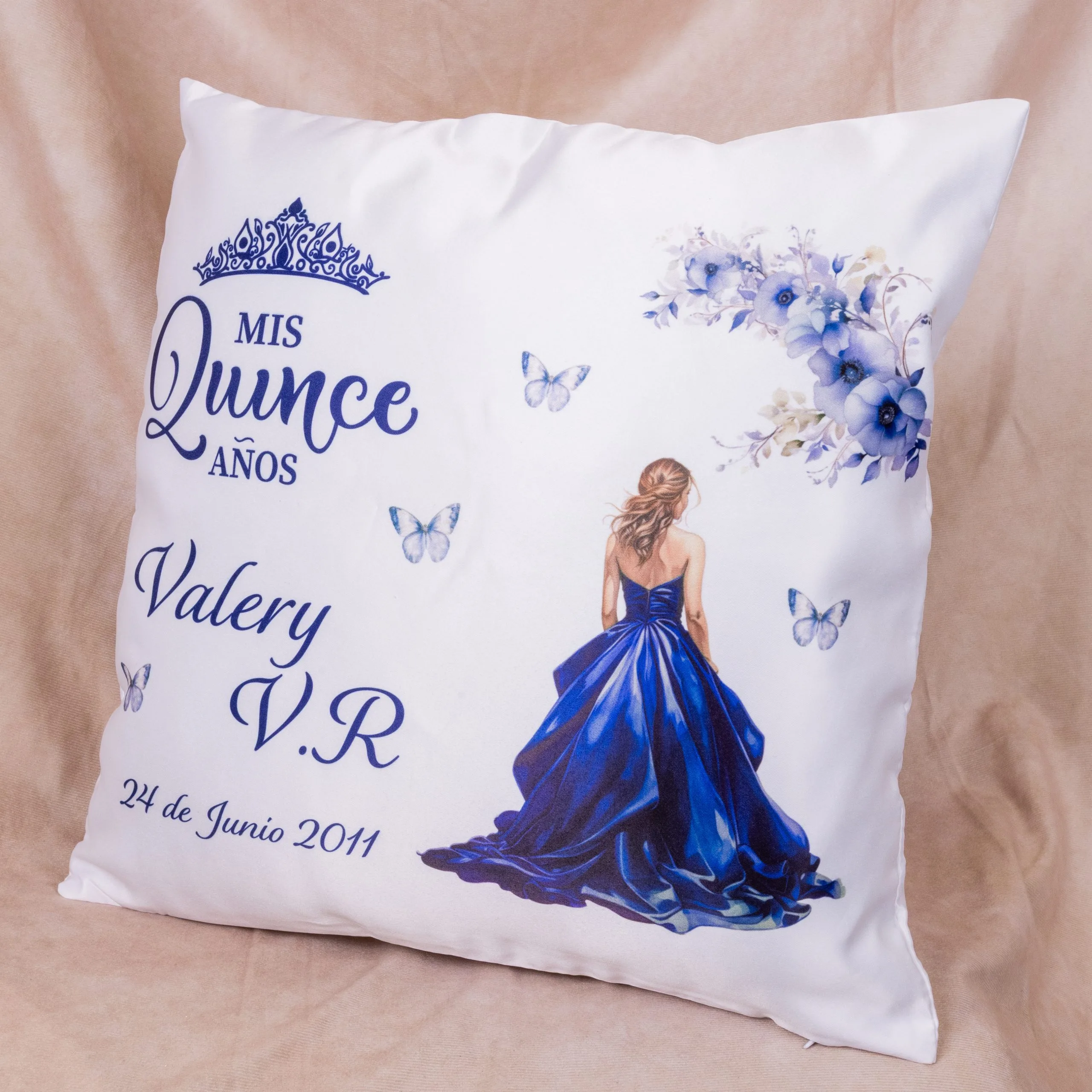 Personalizado 15 cojin — diseño exclusivo en Vestidos15