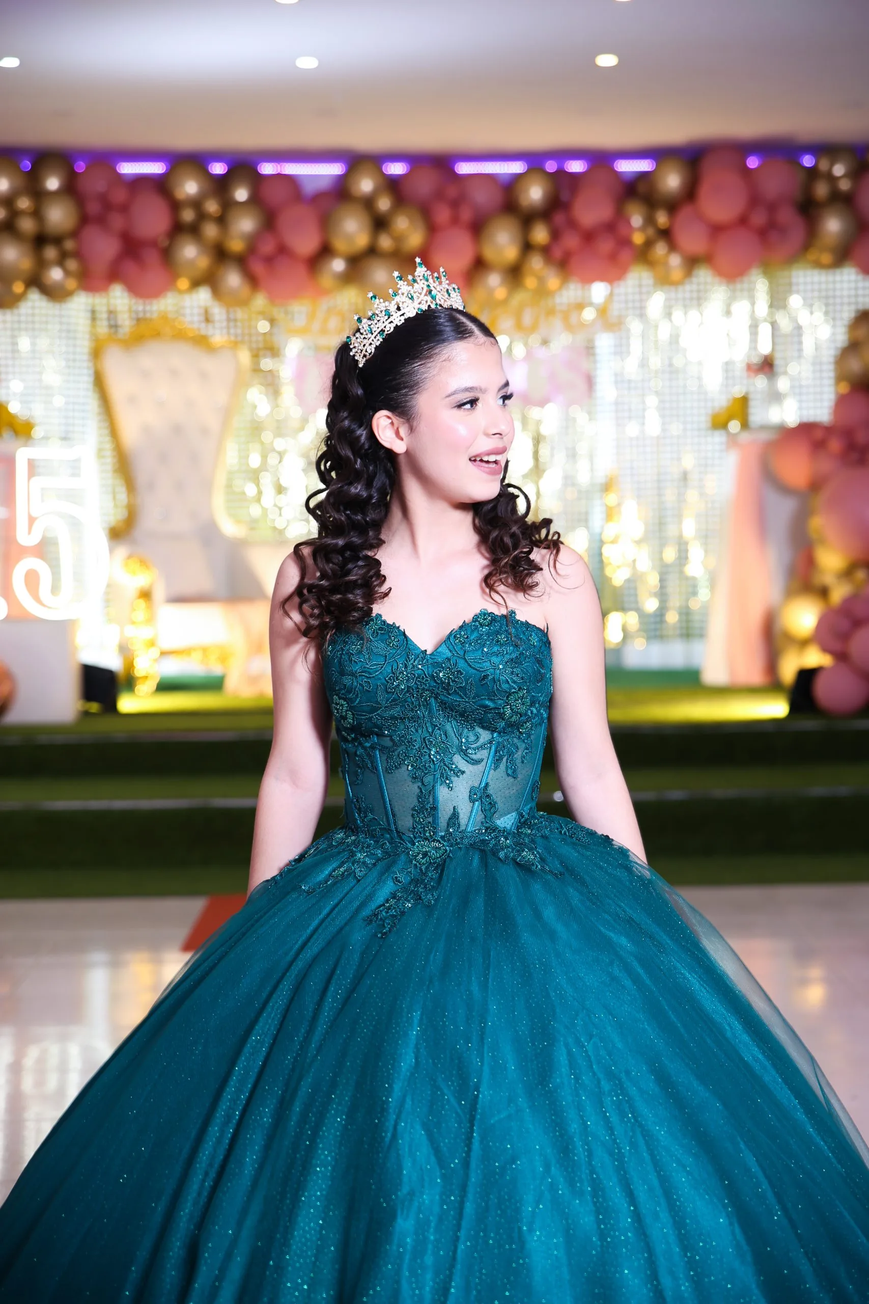Alternative view of Vestido Madison Verde