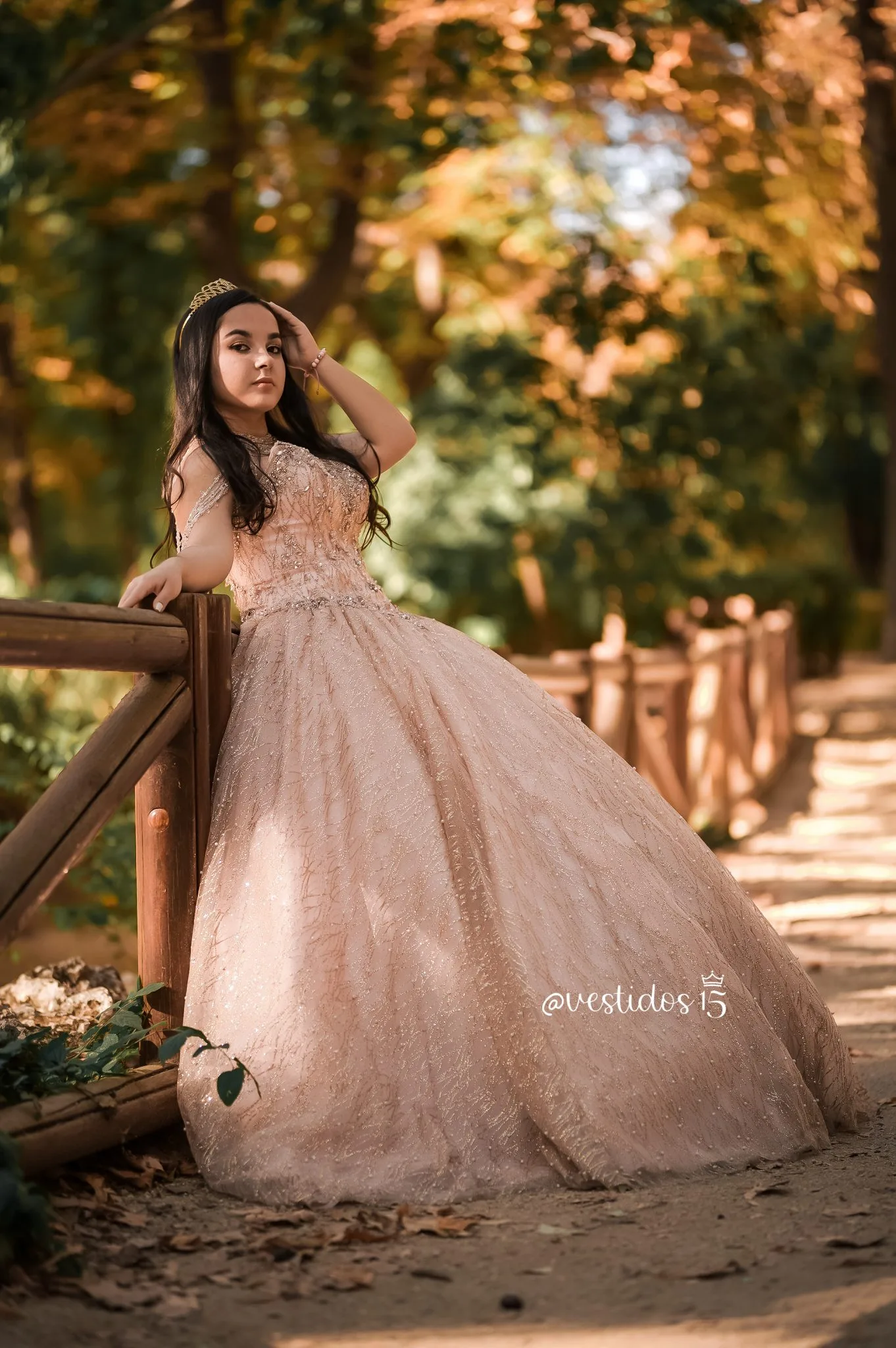 Alternative view of Vestido Leyre Rosa