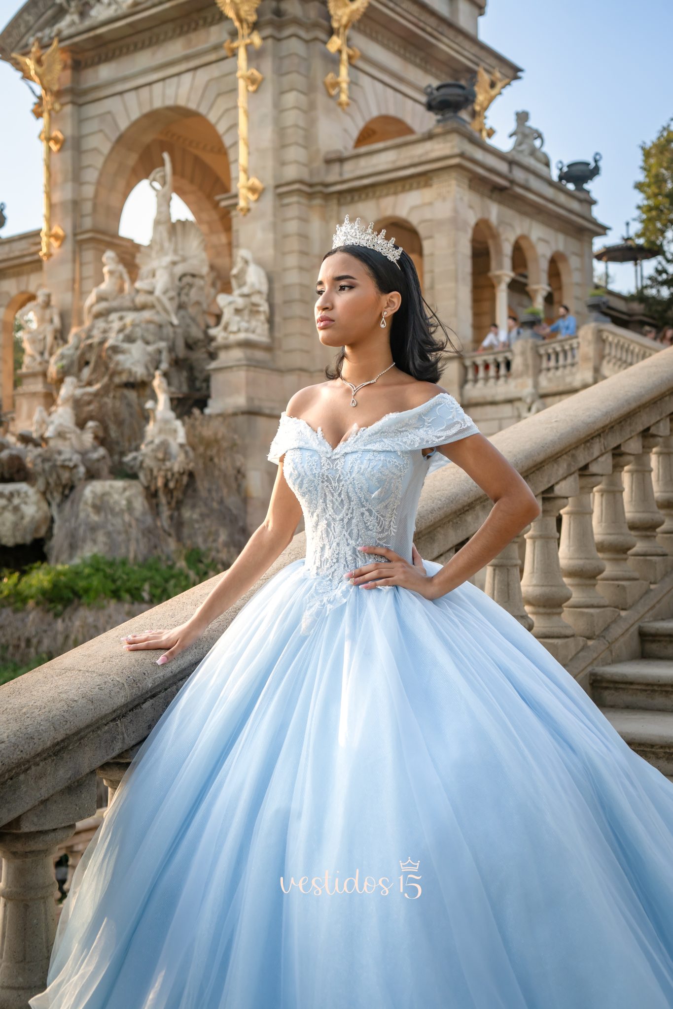 Vestido Ashley azul